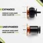 Preview: JRC Components Aluminium Handlebar End Plugs orange Lenkerendstopfen