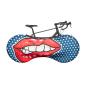 Preview: VELOSOCK Indoor Bike Cover Blue Kiss