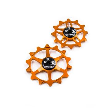 JRC Components Ceramic Sram XX1/X01/GX Eagle, AXS Eagle orange Schaltwerkrädchen