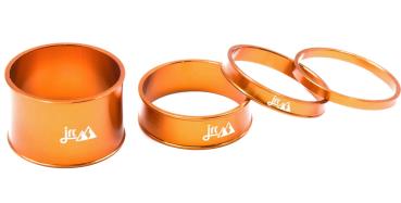 JRC Components Lightweight 1 1/8" orange Spacer Set