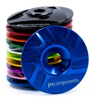 JRC Components Top Cap 1 1/8" Pathway Design blue