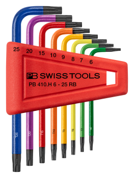 PB Swiss Tools PB 410.H 6-25 RB Winkelschraubenzieherset Torx®