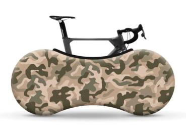 VELOSOCK Indoor Bike Cover Camo Khaki