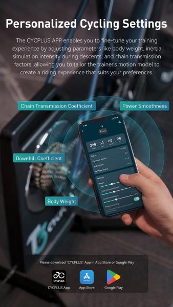 CYCPLUS T3 High-Power Smart Bike Trainer