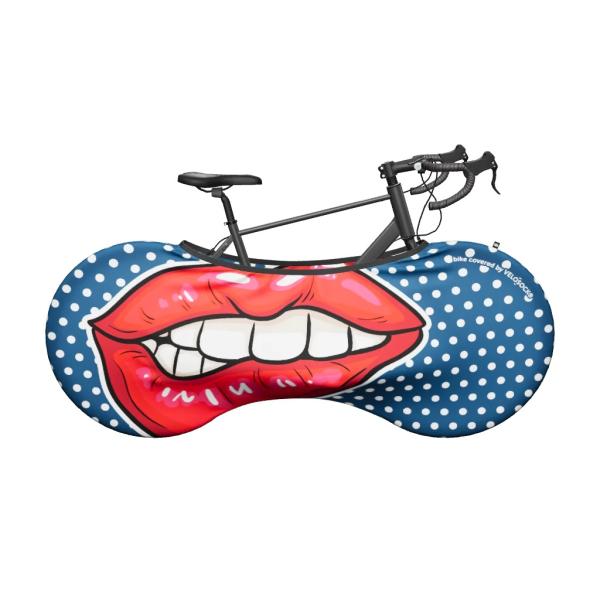 VELOSOCK Indoor Bike Cover Blue Kiss