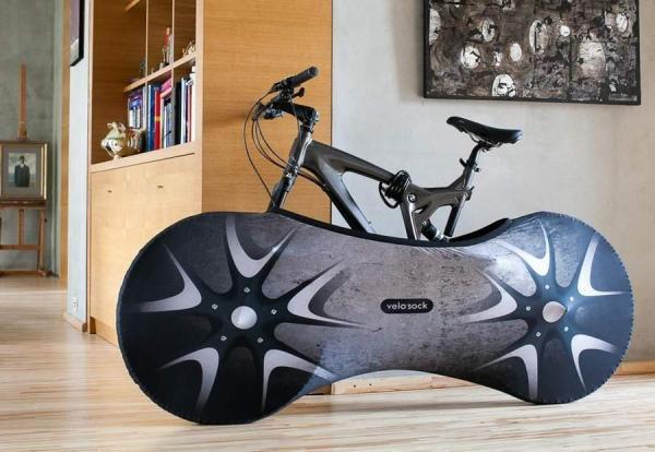 VELOSOCK Indoor Bike Cover Silverbird